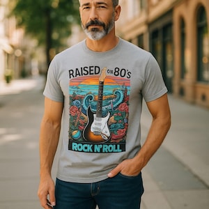 Retro 80s Rock Star T-Shirt: Unisex Vintage Music Tee