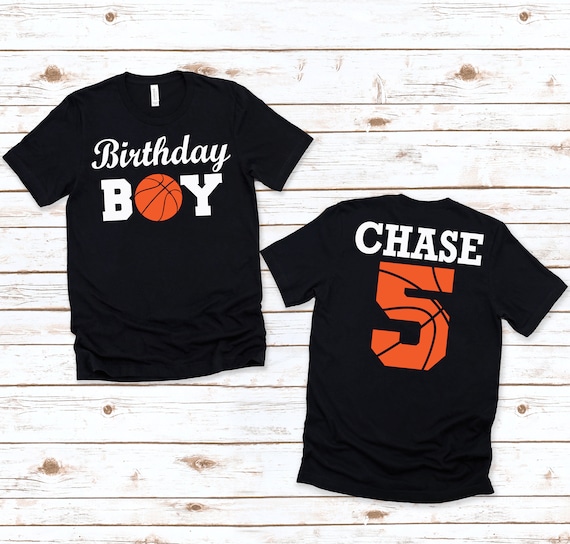 cumpleaños baloncesto baloncesto camiseta - Etsy