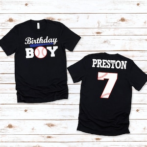 Baseball Birthday Boy, Baseball, Personalized TShirt, Birthday Shirt, Custom Birthday Shirt, Baseball Birthday, Baseball Birthday Shirt