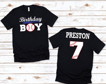 Baseball Birthday Boy, Baseball, Personalized TShirt, Birthday Shirt, Custom Birthday Shirt, Baseball Birthday, Baseball Birthday Shirt