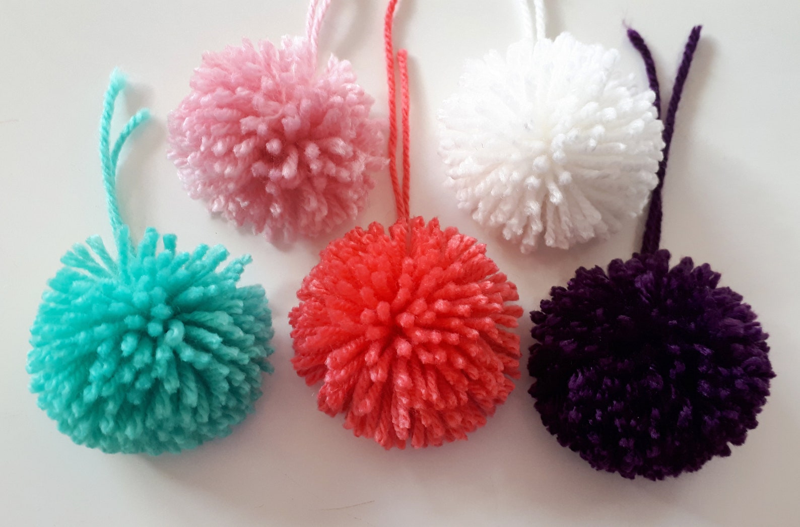 Yarn Pom Poms decoration craft material knitting crochet Etsy