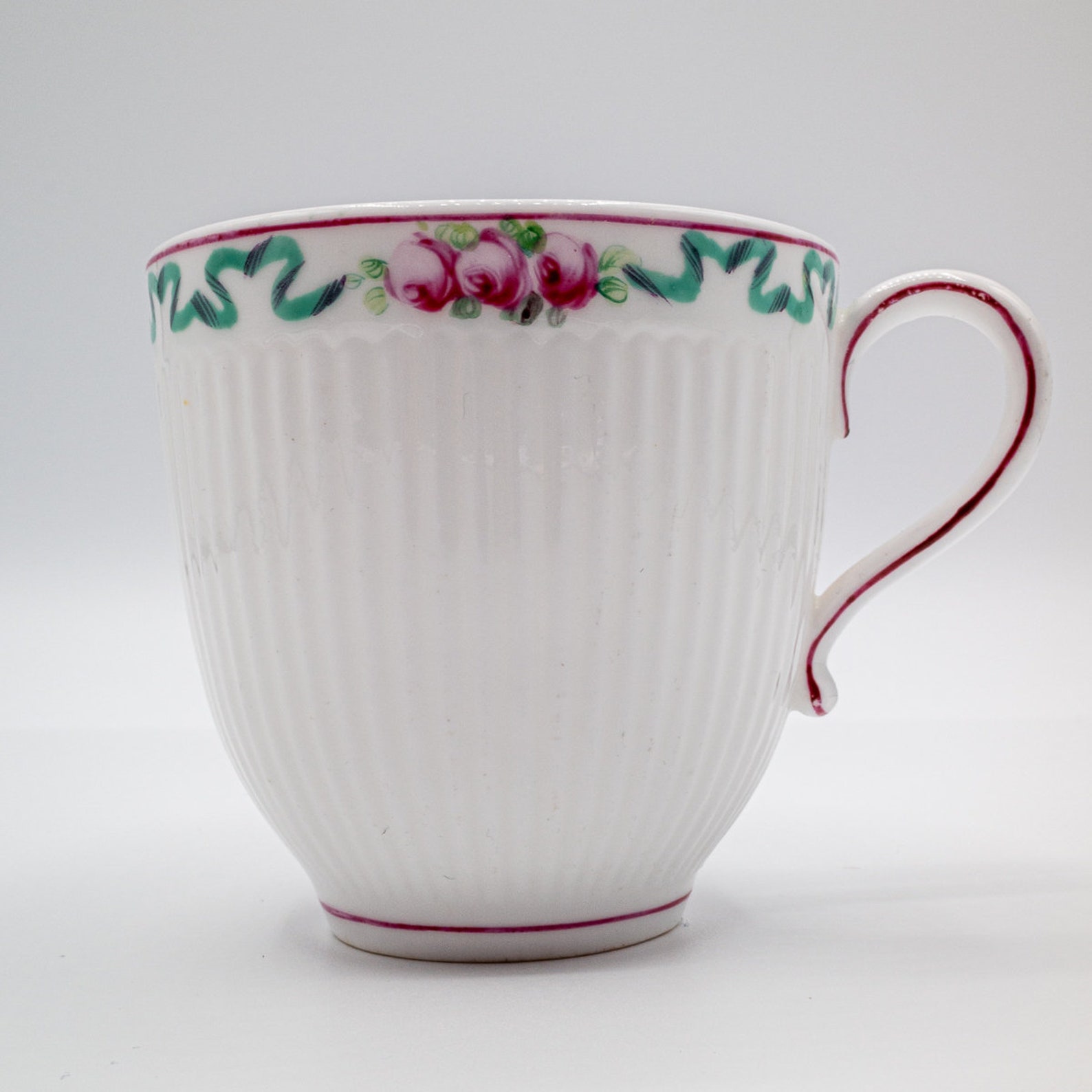 Beautiful Minton Paris flute coffee cup and saucer c.1850 Etsy