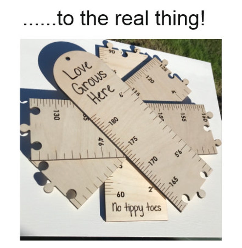 Personalised Growth/height Chart Wooden Growth Chart Etsy UK