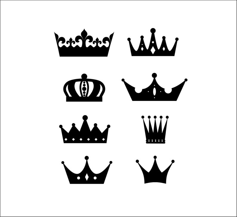 Crown Clipart Princess Crown Svg Royal Crown Svg Crown Silhouette Crown Svg Tiara Crown Svg Queen Crown Svg King Crown Svg Art Collectibles Digital Kromasol Com
