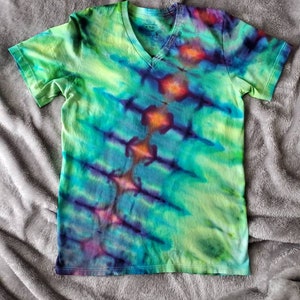 Ice Dyed Tie Dye T-shirt. Size - adult medium.