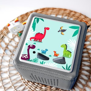 Toniebox Schutzfolie Dino, Toniebox Schutzfolie Jungen & Mädchen, Schutzcover passend für die Toniebox, Toniebox Zubehör, Dino