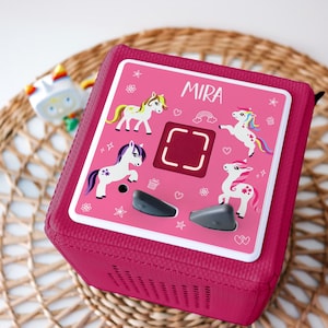 Toniebox Schutzfolie mit Name personalisiert , Pony, Schutzfolie Toniebox, Aufkleber, Schutzfolie Toniebox, Pony