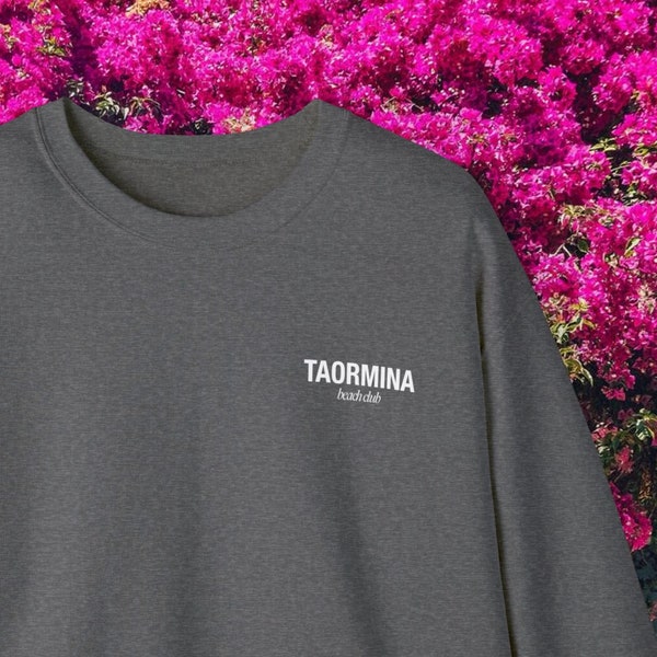 Taormina Sweatshirt, La Dolce Vita, Unisex™ Crewneck Sweatshirt,Taormina Italy Crewneck