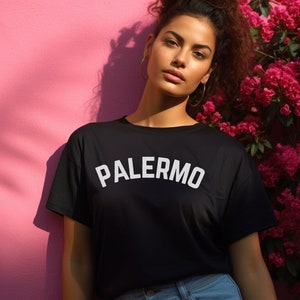 Palermo T-shirt, Palermo Sicily Unisex Tee, Italian Travel T-Shirt