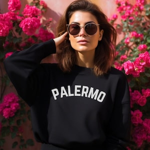 Palermo Sweatshirt, Unisex Crewneck Sweatshirt, Palermo Sicily Italy Sweater
