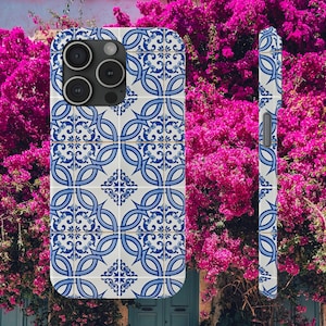 Capri Amalfi Style Italian Tile iPhone 14 Case
