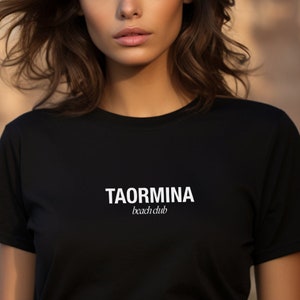 Taormina Beach Club T-Shirt, Taormina Sizilien Unisex T-Shirt