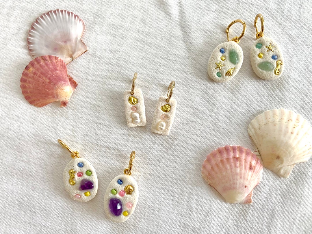PICO COPENHAGEN Summer Huggies Earring Ocean main image 1