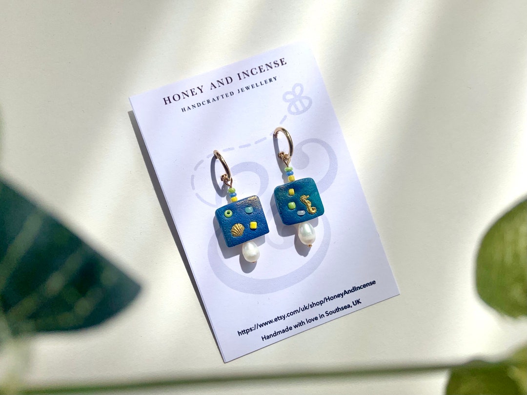 PICO COPENHAGEN Summer Huggies Earring Ocean