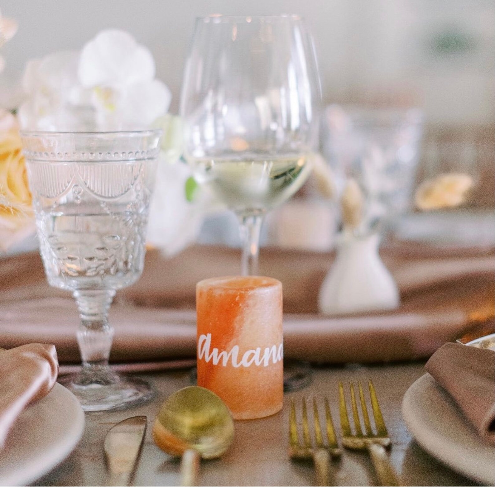 Personalized Himalayan Sea Salt Shot Glasses / Custom Shot Etsy