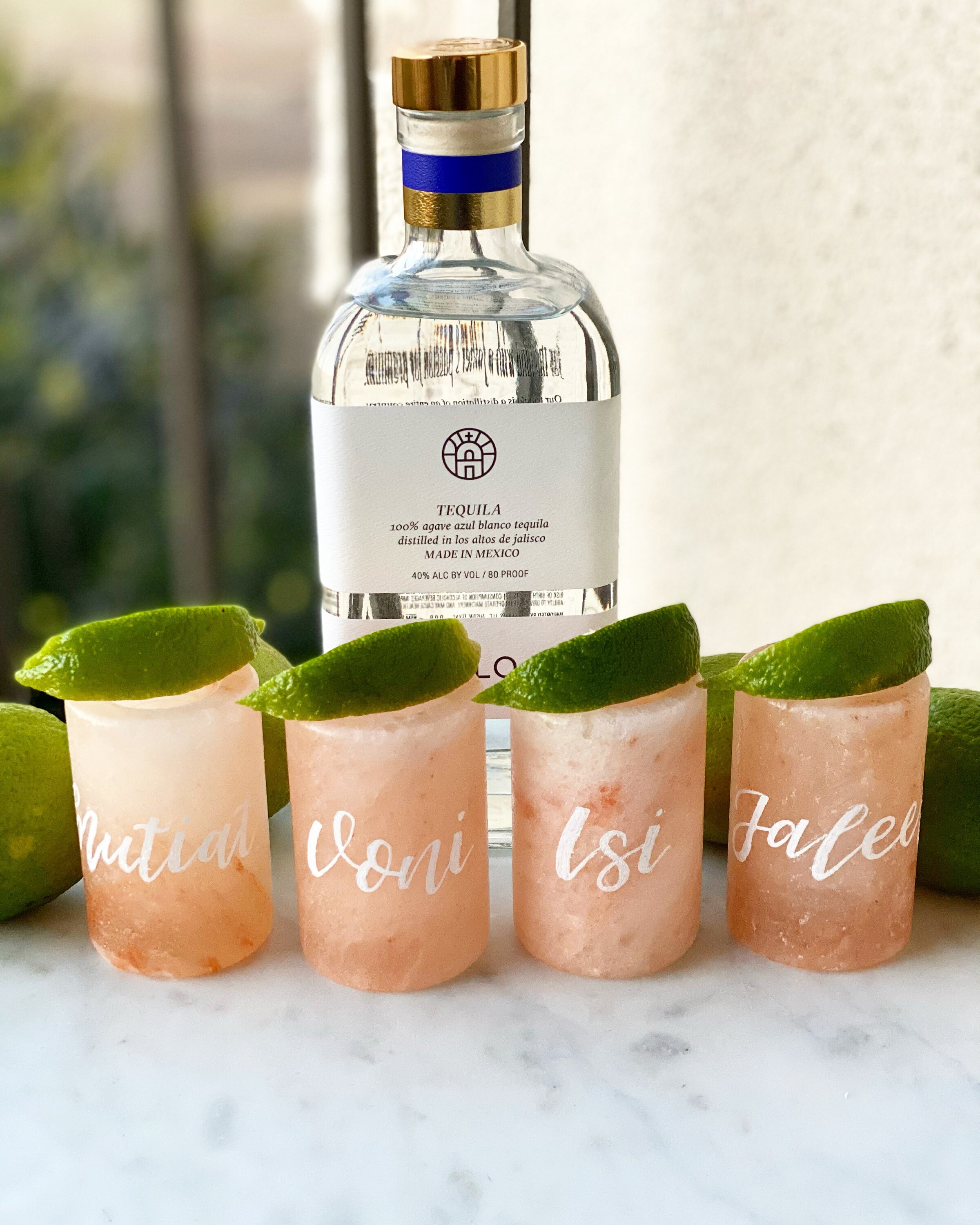 Personalized Himalayan Sea Salt Shot Glasses / Custom Shot Etsy