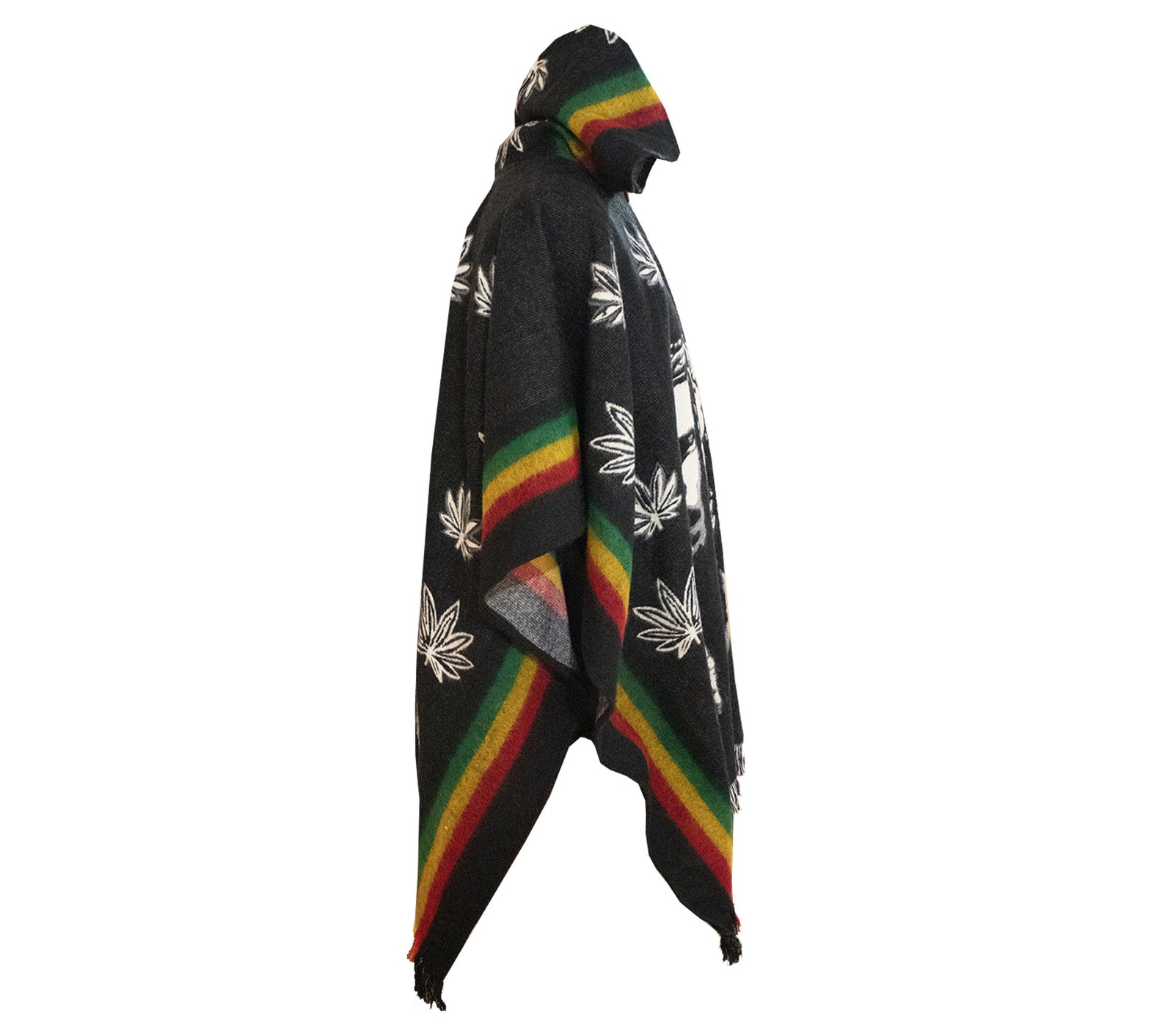 Rasta Poncho. Bob Marley Poncho. Wool Poncho. Adult Poncho. - Etsy