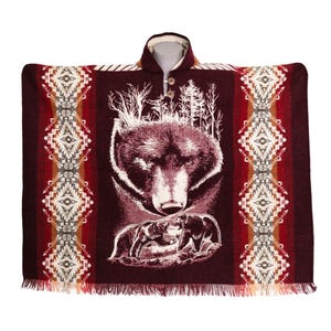 Alpaca Wool Poncho. Bear. Wool Poncho. Bear Poncho. Men&#39;s poncho. Women&#39;s poncho. Festival poncho. Soft and warm poncho. Christmas gift!