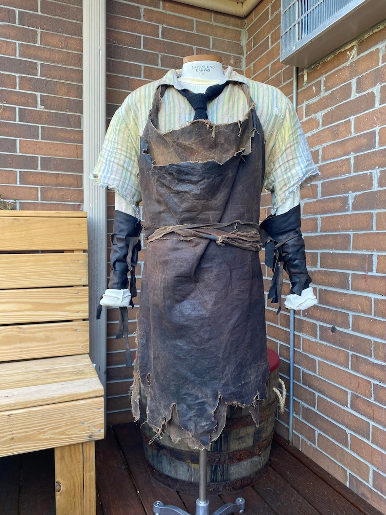 Leatherface Mask and Costume Etsy