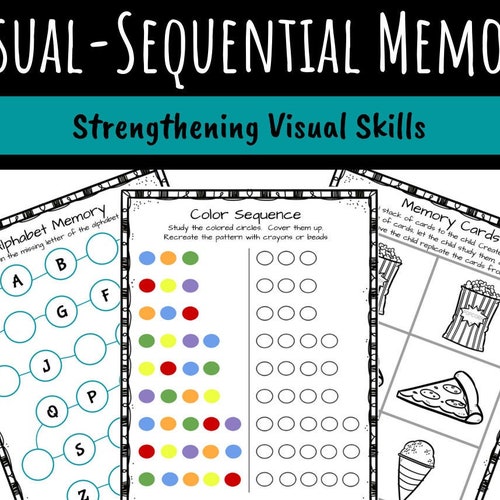 Form Constancy and Visual Closure Printable Activity Packet - Etsy