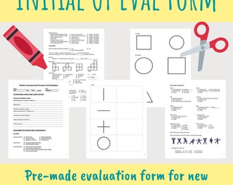 Pediatric Occupational Therapy Initial Evaluation Form