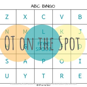 ABC Board Game Printables for Occupational Therapists, Teachers, and Parents image 3