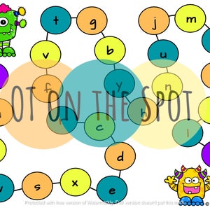 ABC Board Game Printables for Occupational Therapists, Teachers, and Parents image 5