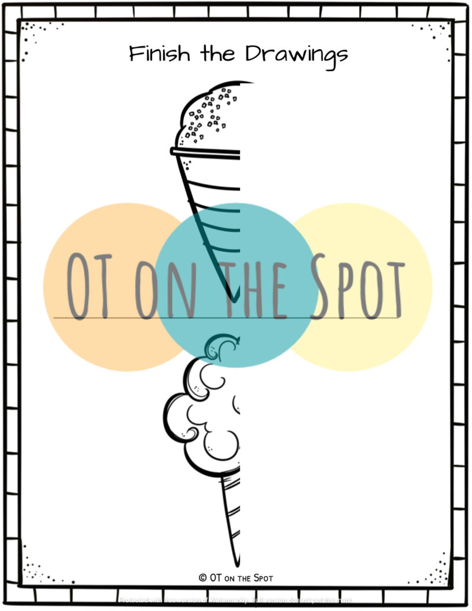 Form Constancy and Visual Closure Printable Activity Packet for Parents ...