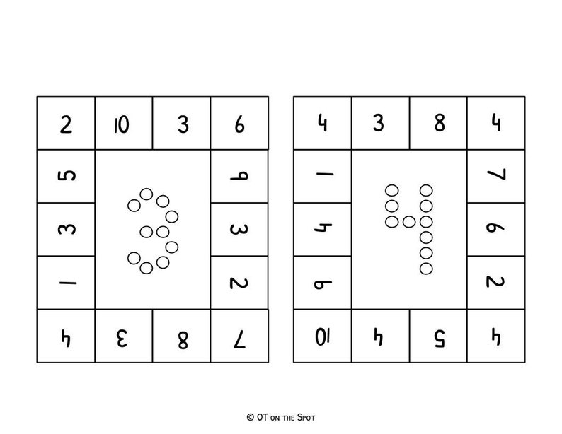 Fine Motor Four Ways Number Identification Activity Packet image 4