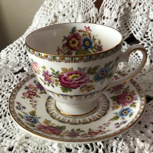 Antique Royal Grafton tea cup and saucer from England