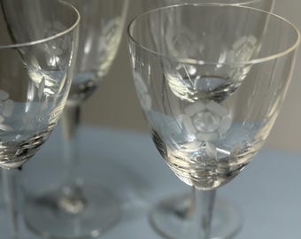 Copas de vino vintage Remembrance de Tuscany, 4 oz. Juego de 4.