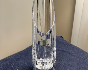 Vtg Mikasa Slovenia bud crystal vase