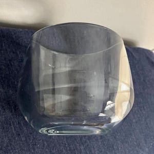 Vintage Libby clear glass heavy bowls. Set of 2