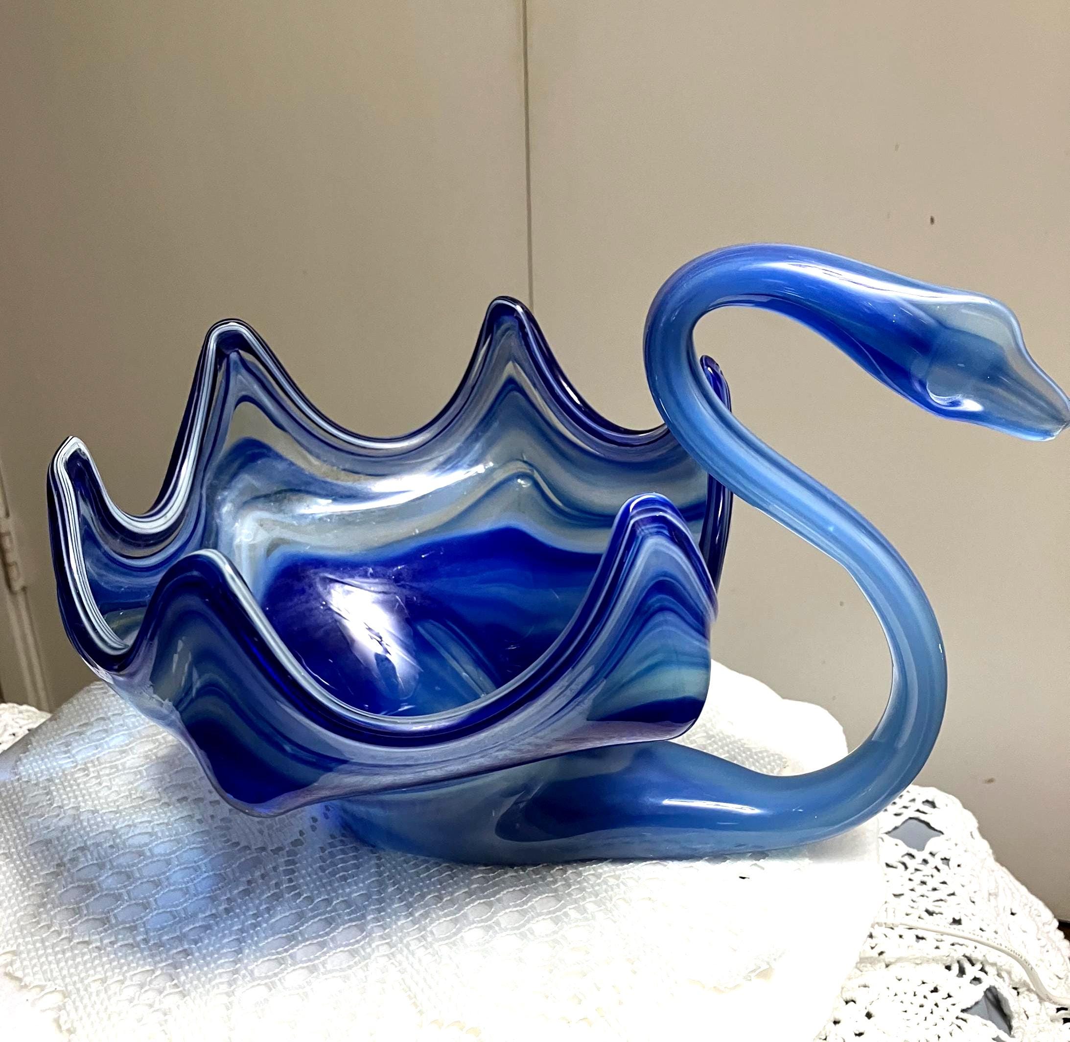 Sooner Glass Swan - Etsy
