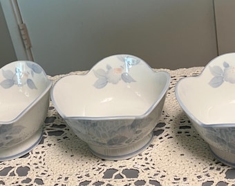 Vtg Yambushi sashimi bowls. Set of 3, Made in Japan