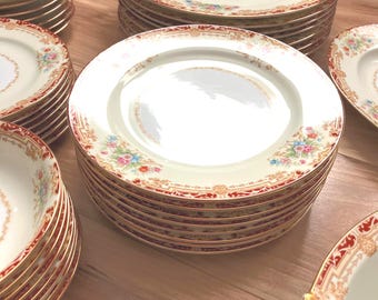 Vtg. Noritake N4314 Bone China Dinner Set. Service for 7. - Etsy