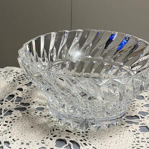 Mikasa  Rainier lead crystal  bowl.