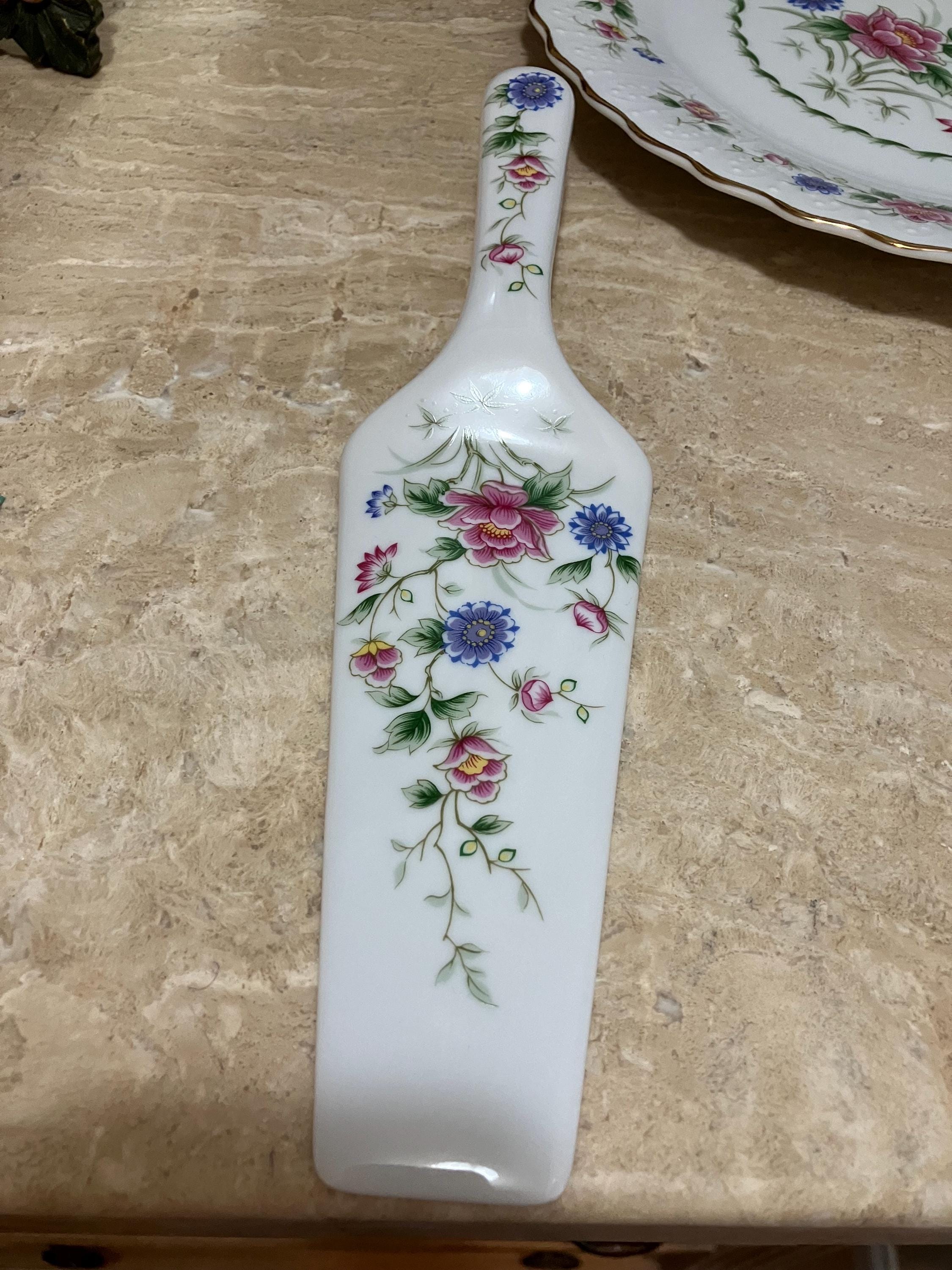 vintage Andrea by Sadek Corona assiette à gâteau florale 10,25 po
