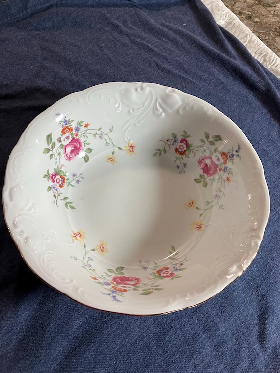 Vintage Wawel Poland Sheraton Porcelain Serving Bowl