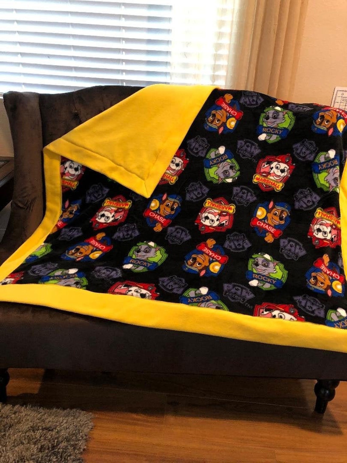 Licensed Paw Patrol Fleece Blanket Etsy