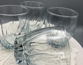 Vtg Anchor Hocking juice glasses . Set of 4