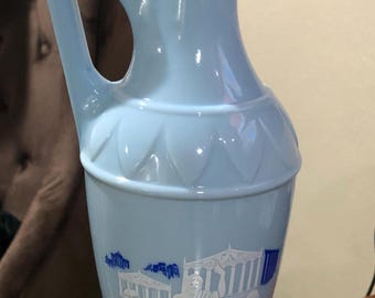 Jim Beam Kentucky vintage milk glass decanter.