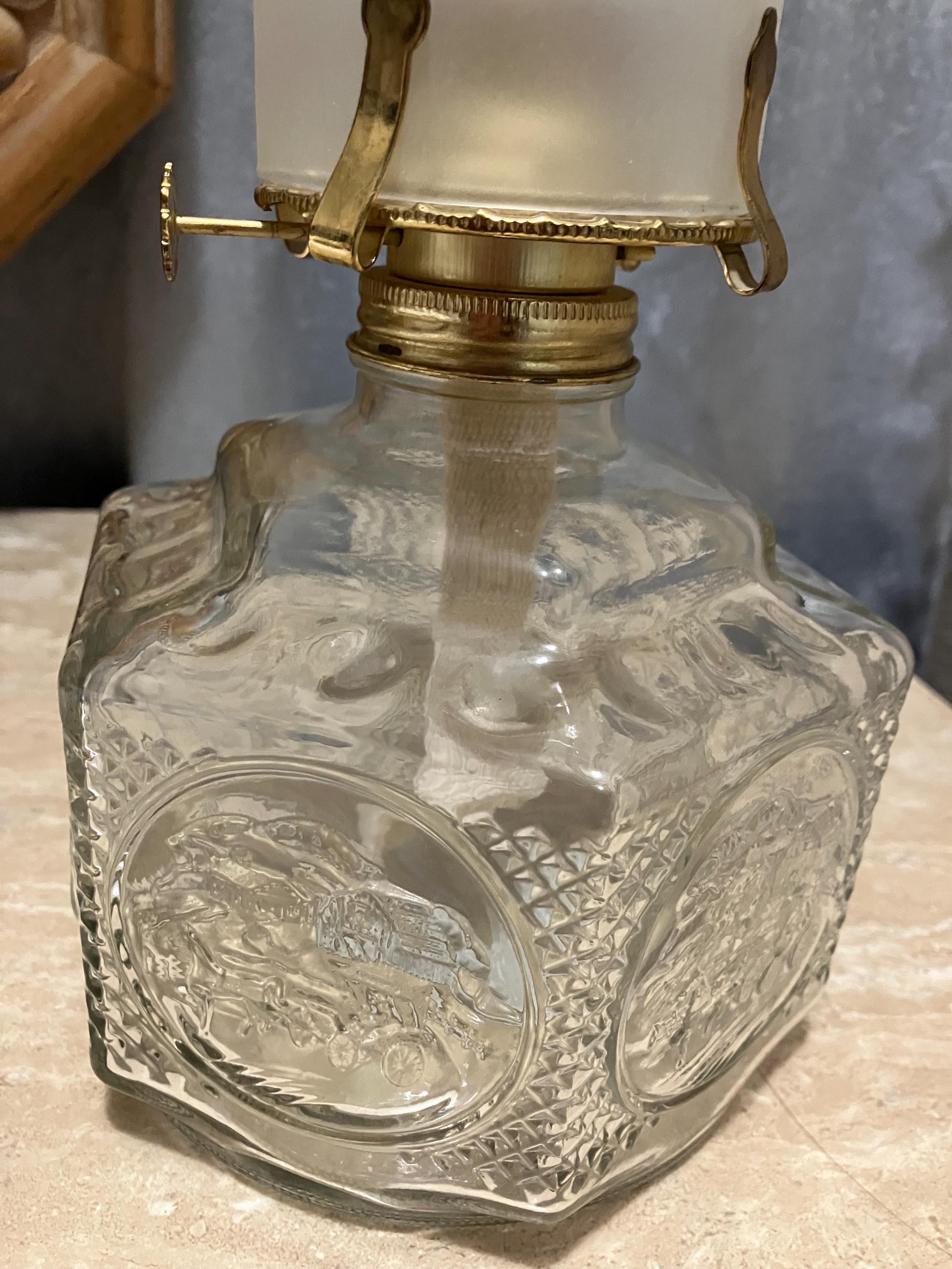 Vintage Lamp Light Farms Oil Lamp - Etsy