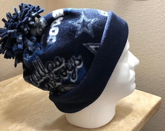 Dallas football team soft fleece beanie hats