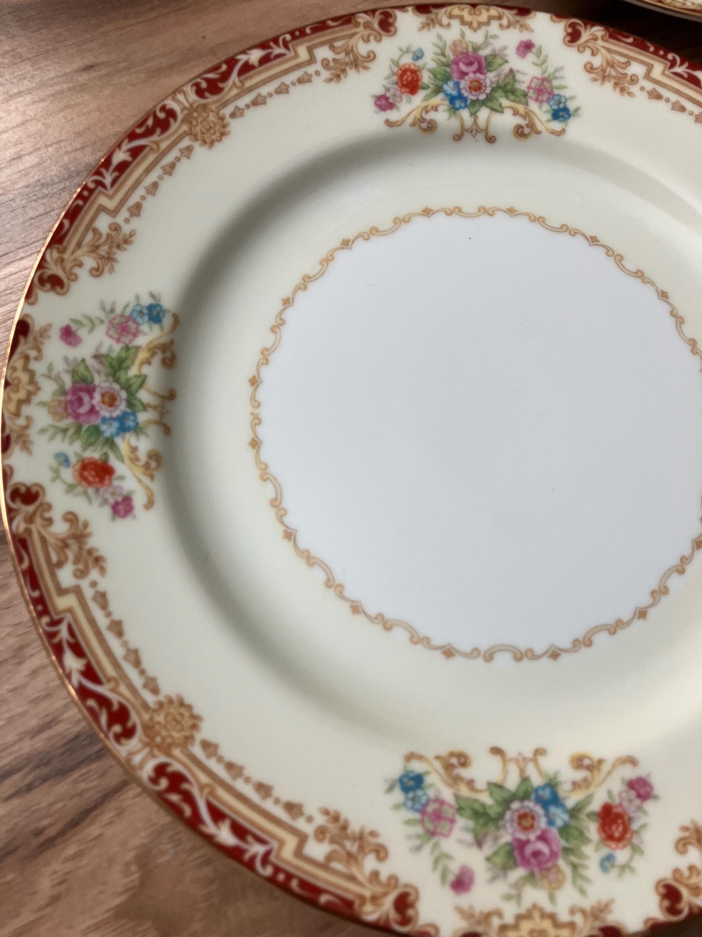 Vtg. 2 Noritake N4314 Bone China Salad Plates - Etsy