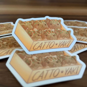 Cattoyaki Sticker