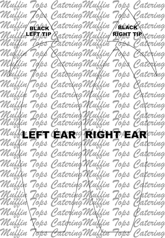 Printable Pikachu Ears Template Printable Pikachu Ears Template
