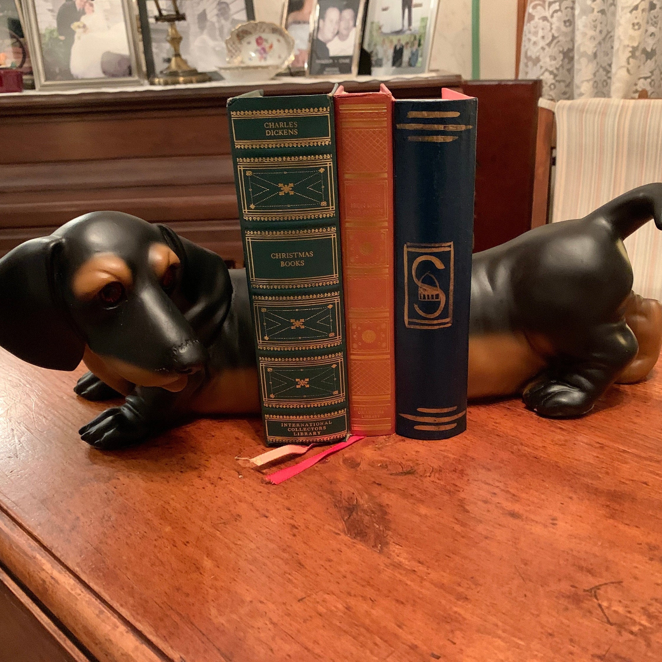 Dachshund Dog Bookends Vintage Set of 2 Made by Universal Etsy