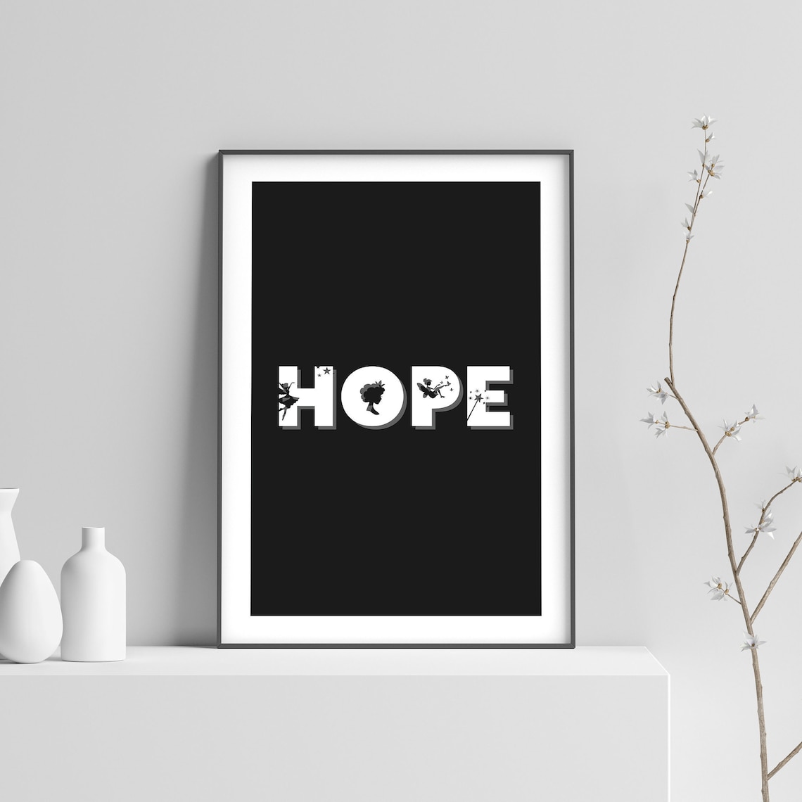 Hope Wall Poster Digital Download Printable Wall Art Hope Etsy