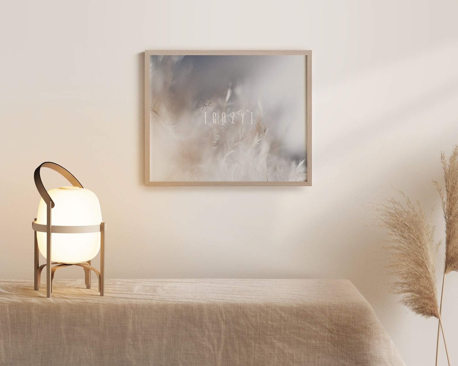 PRINTABLE Wall art Get Cozy Poster Bedroom Print art Guest | Etsy